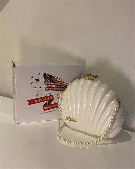 chanel shell clam bag 4 of july|CHANEL Shell Bags & Handbags for Women for sale .